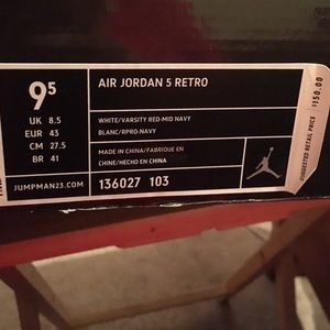 Air Jordan retro 5's Independence Day edition!