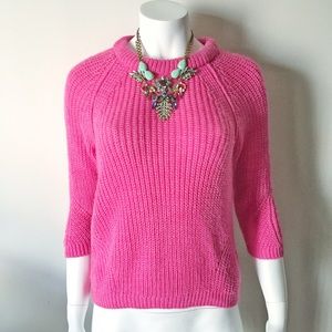 Zara Sweaters - Zara Fuzzy Pink Knit Sweater Zara Sweaters - Zara Fuzzy Pink Knit Sweater