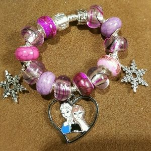 Frozen toddler bracelet in pink