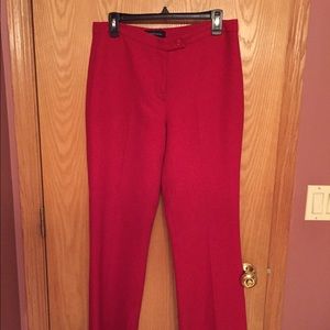 Red slacks