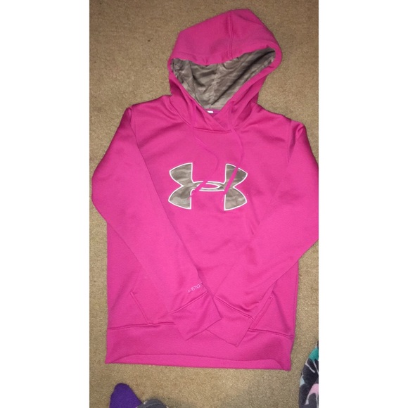SOLD Pink UA hoodie