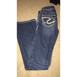 Silver jeans size 24!