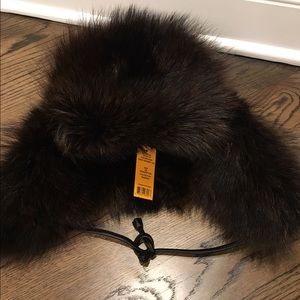 Tory Burch Plated Fur Trapper