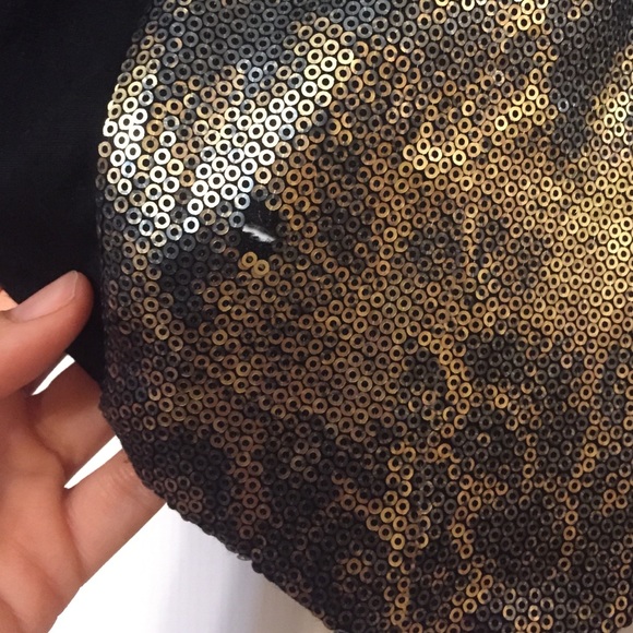 Gold sequinned blazer - Picture 4 of 4