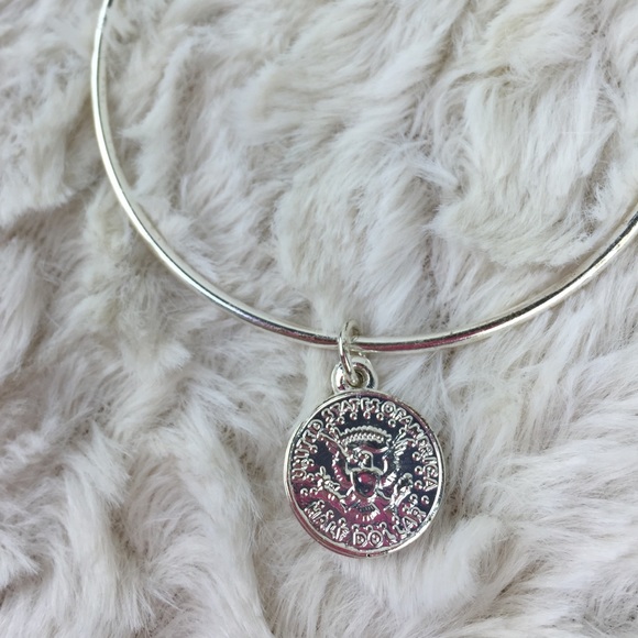 NWT silver coin bangle bracelet - Picture 2 of 3