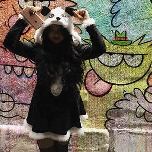 🐼 Panda Halloween Costume 🐼 can't me more cute!!