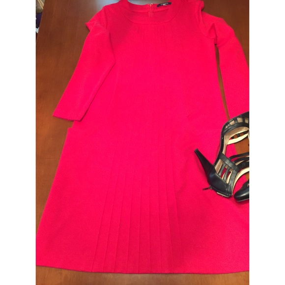 Long Sleeve Red Dress