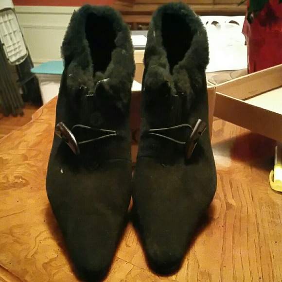 Black Booties worn once