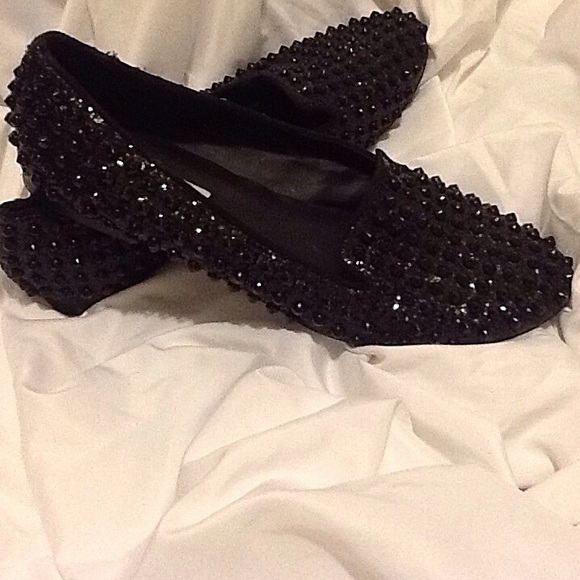 Steve Madden Shoes - Steve Madden studded black loafers