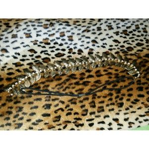 Gold And Silver Leaf Headband
