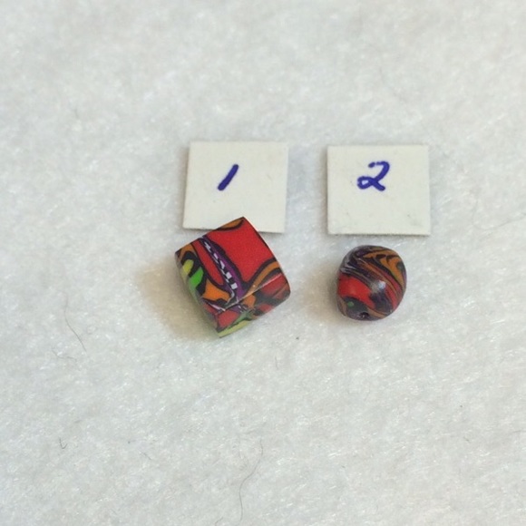 OOAK Handmade Comic Book Bead
