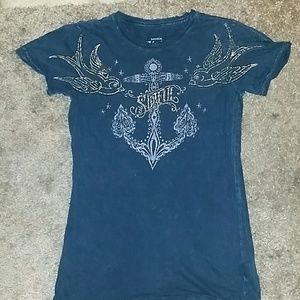 Sinful black tee