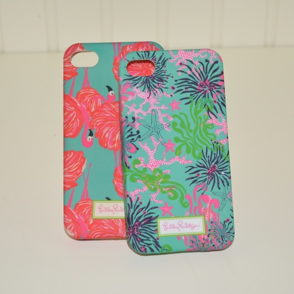 Two Lilly Pulitzer iPhone 4/4s Soft Shell Cases