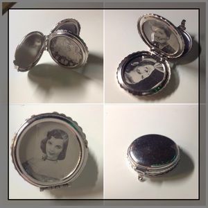 Vintage pocket sized photo album keepsake