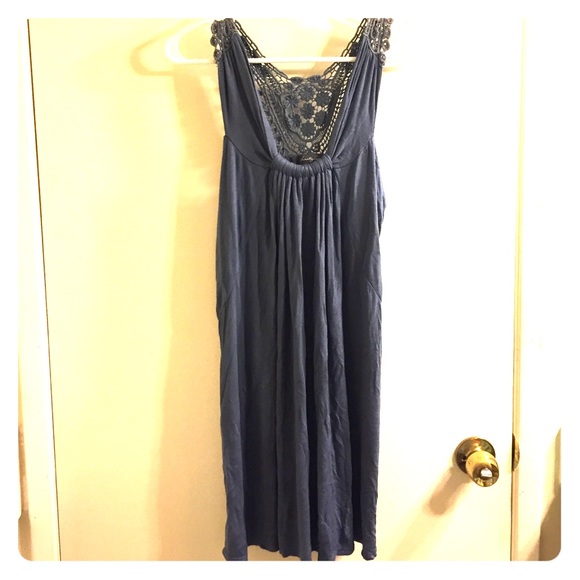 Forever 21 Dresses & Skirts - 👍SALE! Pale blue flowy cotton dress racerback
