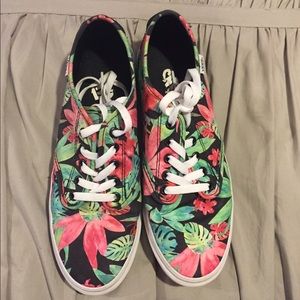 Floral vans