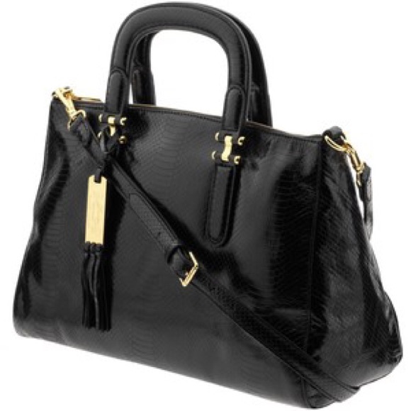Ralph Lauren Banbury Snake Convertible Satchel