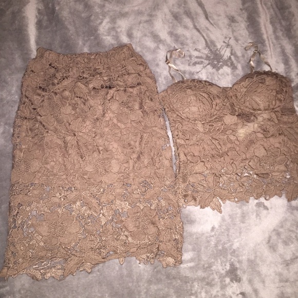 Sexy top/skirt combo - Size S
