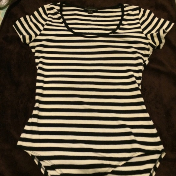 Striped Body Suit