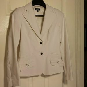 Bebe White Suit