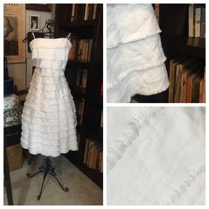 J. Crew White Linen Dress