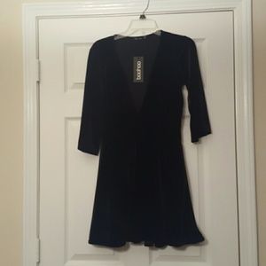 FINAL PRICE 💙Black Velvet Mini Dress