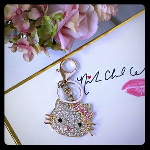 Hello Kitty Crystal Keychain