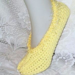 Crocheted Ballet Slippers