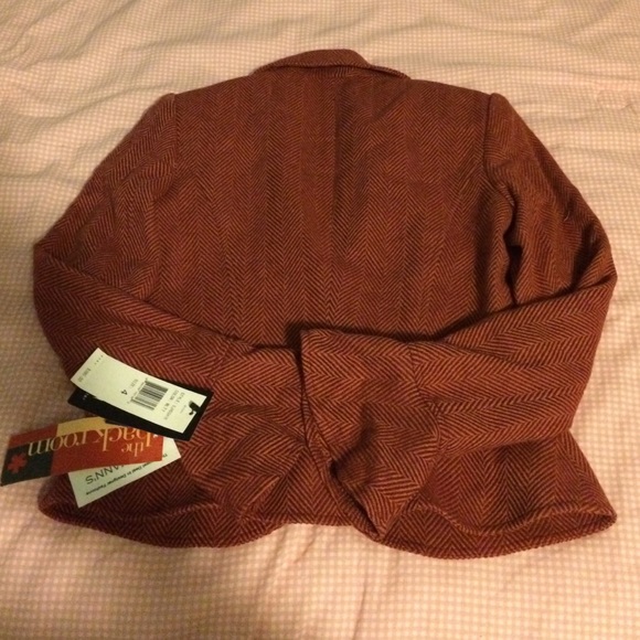 Brown fancy cardigan. Perfect for the holidays. - Picture 3 of 3