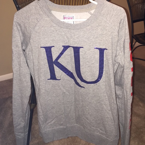 Kansas Jayhawks PINK sweater