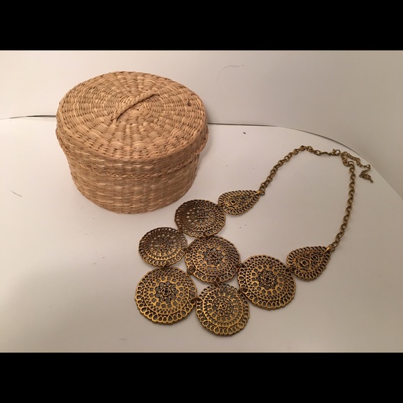 New York & Company Jewelry - Gold-tone medallion necklace