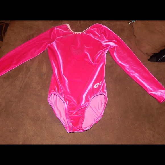 Gk gymnastics long sleeve leotard size cm