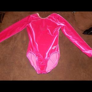 Gk gymnastics long sleeve leotard size cm