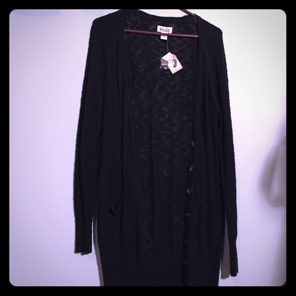 Mudd NWT Black Cardigan