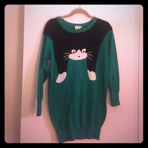Amazing front and back cat sweater