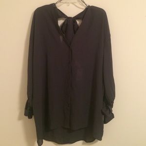 NWT H&M Dark Grey Blouse
