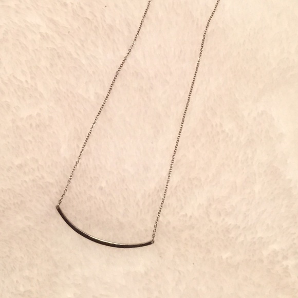 BaubleBar Jewelry - ⚡RESERVED⚡️NWOT Silver Bar Necklace