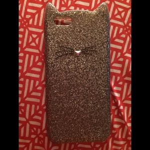 Kate spade glitter kitty case for iPhone 6