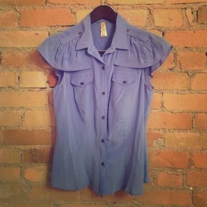 Anthropologie Silk Top