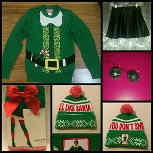 Complete Ugly Sweater/ Christmas outfit