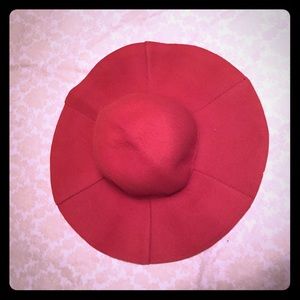Gap orange/rust winter felt sun hat M/L