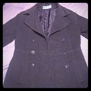 Used Kenneth Cole dark grey peacoat!