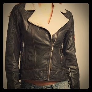 Affliction Black Premium Ltd EditionLeather Jacket