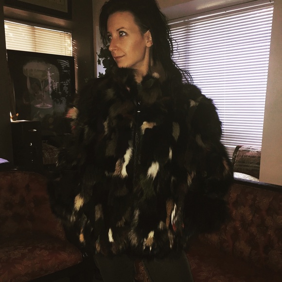 Walter DAVOUCCI Fur Mid length Jacket 💋🕶👠💍👜👝 - Picture 1 of 4