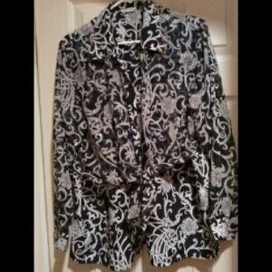 Bottom Down Sheer Top