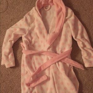 A pink robe