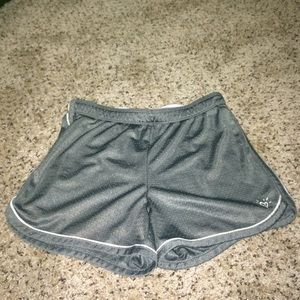 Gray athletic shorts