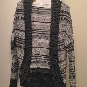 Beautiful black and white cardigan