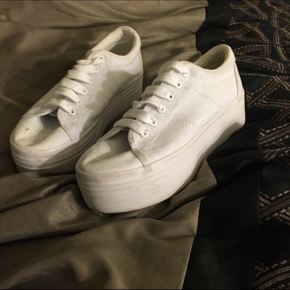 platform tennis shoes 90s