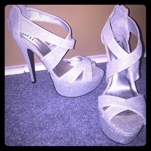 Silver heels